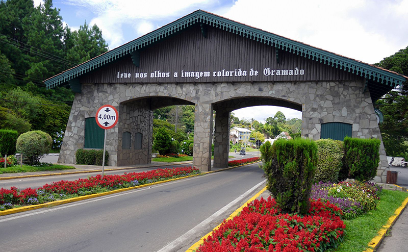 Avenida das Hortênsias em Gramado