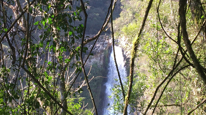 Cachoeira do Parque da Ferradura em Canela