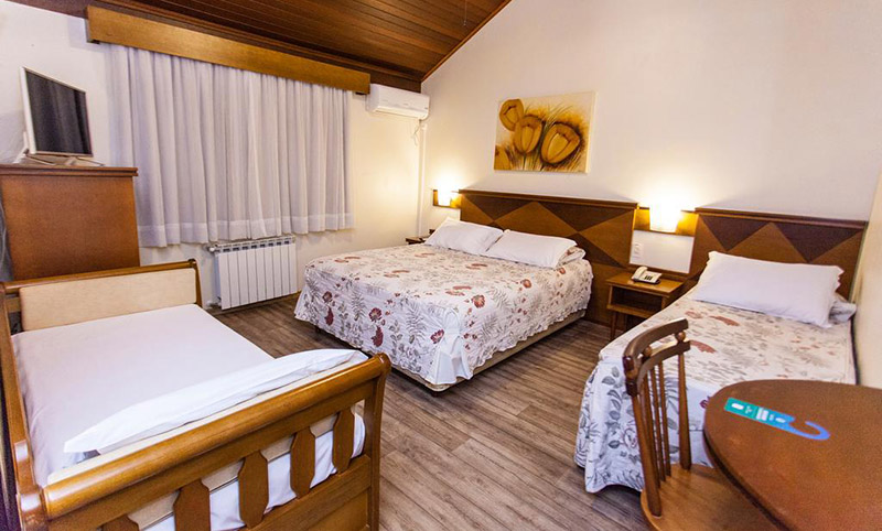 Quarto do Tri Hotel Lago Gramado