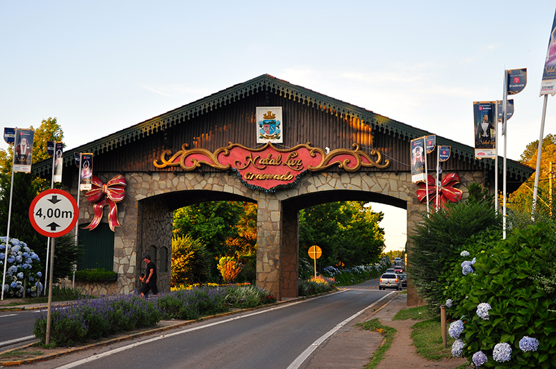 Entrada da cidade de Gramado