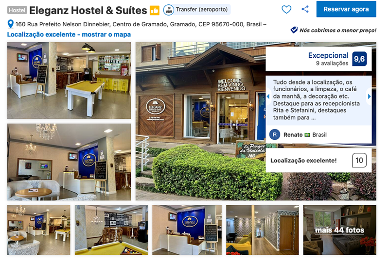 Eleganz Hostel & Suítes em Gramado